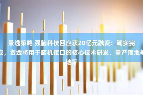 景逸策略 强脑科技回应获20亿元融资：确实完成，资金将用于脑机接口的核心技术研发、量产落地等