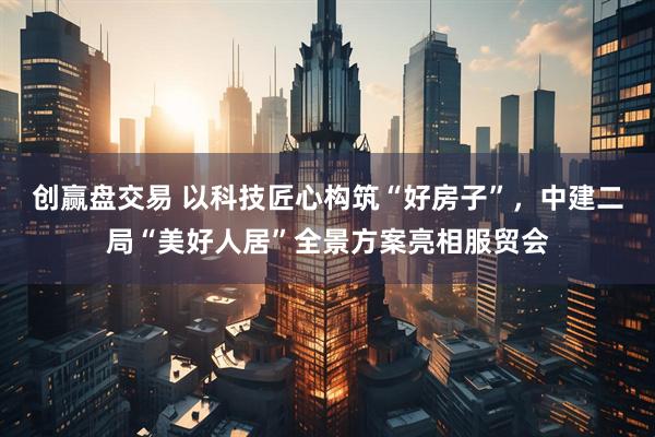 创赢盘交易 以科技匠心构筑“好房子”，中建二局“美好人居”全景方案亮相服贸会